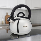 Czajnik tradycyjny stalowy tefal N4180310 z gwizdkiem na Gaz Indukcja imbryk do gotowania wody 2,5 l srebrny