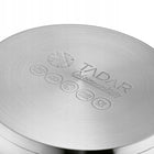 Garnek wysoki tradycyjny z pokrywa szklana gastronomiczny indukcja GAZ 10l naczynie ze stali nierdzewnej 26 cm do