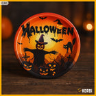 Duży zestaw talerzyki kubeczki serwetki słomki halloween dynia zastawa 96el akcesoria na przyjęcie tematyczne, imprezę