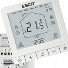 Esco TC-720 wifi tuya biały regulator termostat do kotła programator kc381 sterownik ogrzewania, kontrola temperatury