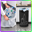 Torba na butelki i puszki kaucyjne zwrotne pojemnik z uchwytami duży 115l worek do segregacji odpadów recykling