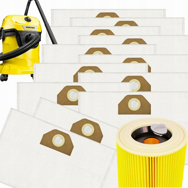 12x worki do odkurzacza karcher WD3 worek WD 3 WD WD 6 SE 4001 z filtrem