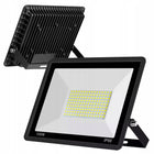 Halogen LED naświetlacz lampa 100W reflektor szkło hartowane 9000lm slim+ oświetlenie zewnętrzne do ogrodu, neutralna