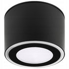 Oprawa Natynkowa GX53 Ben IP54 Czarna 82x60 Aluminiowa Akrylowa 12W oczko sufitowe okrągłe do łazienki, odporne na kurz