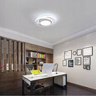 Lampa Sufitowa LED Plafon Okrągły Nowoczesny do Salonu 32W 6500K 2500lm biała oprawa, zimna barwa światła, sypialnia