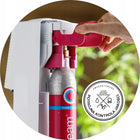 Cylinder z gazem SodaStream CO2 różowy do Terra Art Duo / oryginalna plomba nabój do saturatora, wkład do wody
