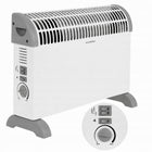 GRZEJNIK ELEKTRYCZNY KONWEKTOROWY TERMOSTAT 3 TRYBY 750W 1250W 2000W NAWIEW 520 mm 390 mm grzewcza biały