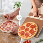 Łopata do pizzy i chleba tacka przesuwna XXL drewniana kwadratowa szuflada pala piekarnicza do wsuwania wypieków, deska