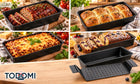 Forma do pieczenia chleba mięsa pasztetu keksówka NON stick + blacha todomi metalowa foremka z wyjmowanym dnem