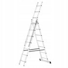 Drabina aluminiowa wielofunkcyjna z adaptacją na schody 3x7 higher 150kg drabinka do prac remontowych i budowlanych