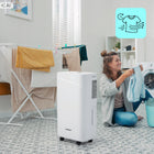 Osuszacz powietrza wisser WSR12 pochłaniacz wilgoci 12l/24h WiFi Timer 30m² 300 w