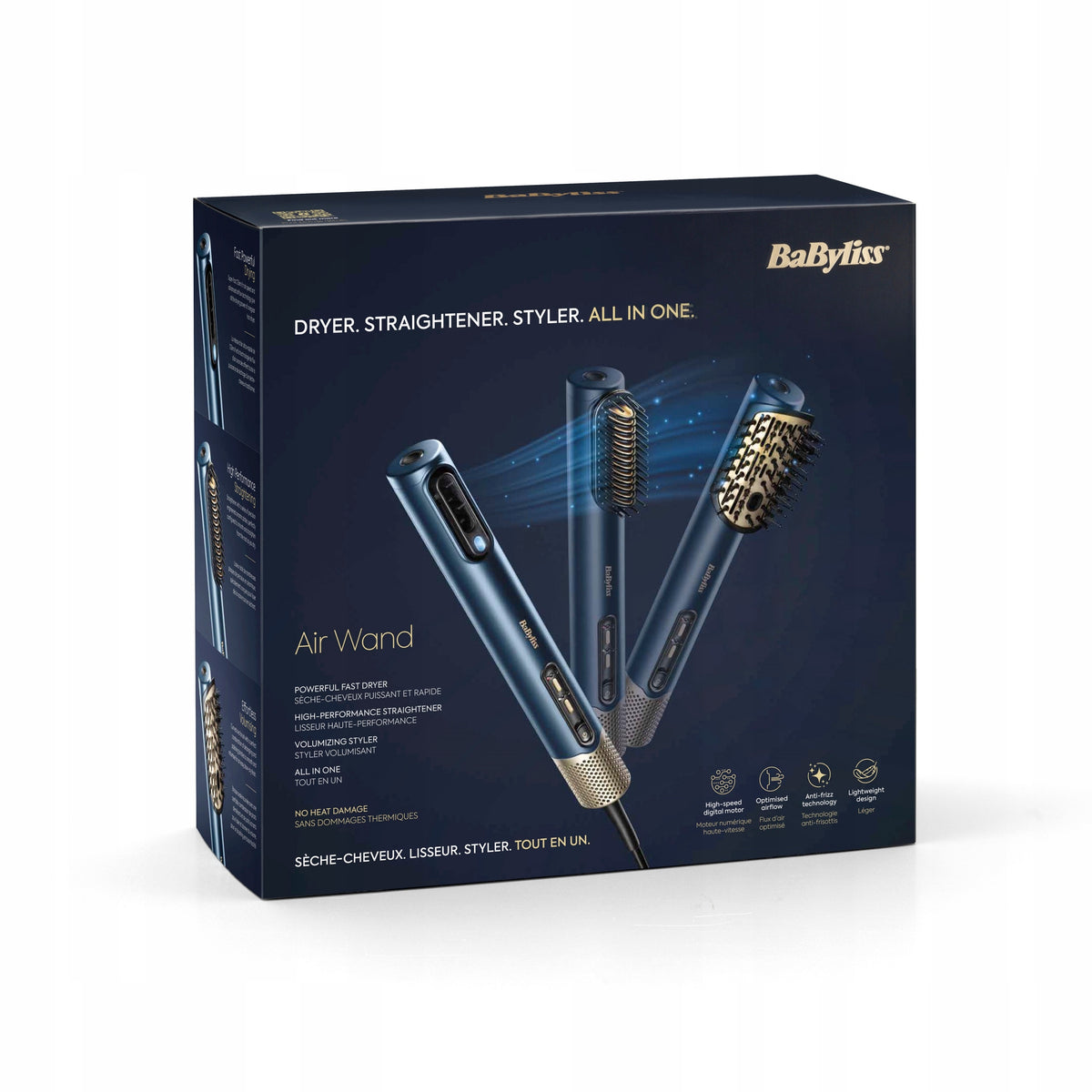 Suszarko-lokówka do włosów BaByliss AS6550E Air Wand 3w1 1500W niebieski