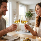 Kieliszki do wina białego 390ml kpl 6szt aurea eleganckie premium lampki degustacyjne, szkło bezbarwne, można myć w