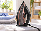 Żelazko parowe ceramiczne mocne 3000W anti-drip anti-calc strażak powłoka 3000 w