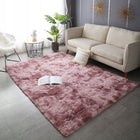 Dywan różowy pluszowy mięciutki shaggy rabbit włochacz 120x170 CM gruby XL prostokątny z poliestru, jednobarwny do