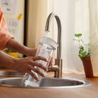 Karafka do filtracji wody brita 1,3l - Biało-grafitowa karafka filtrująca biały