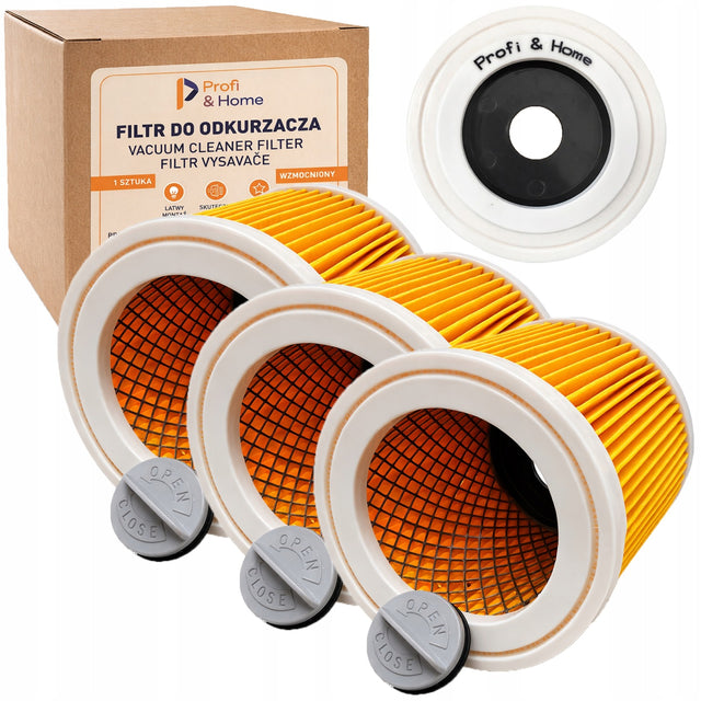 3x filtr wzmocniony do karcher MV2 MV3 WD2 WD3 SE4001 WD2 plus KWD3 V17 V15 zamiennik 3 szt.