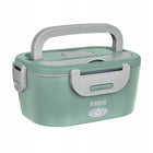 Lunch Box N'oveen LB725 Nature metalowy pojemnik na jedzenie 1100 ml, zielona śniadaniówka