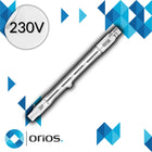 6x Żarówka Żarnik Halogenowy Wkład Halogen J118 118mm 230V 500W R7s 9050lm rurkowe źródło światła ciepła biel 2700K do