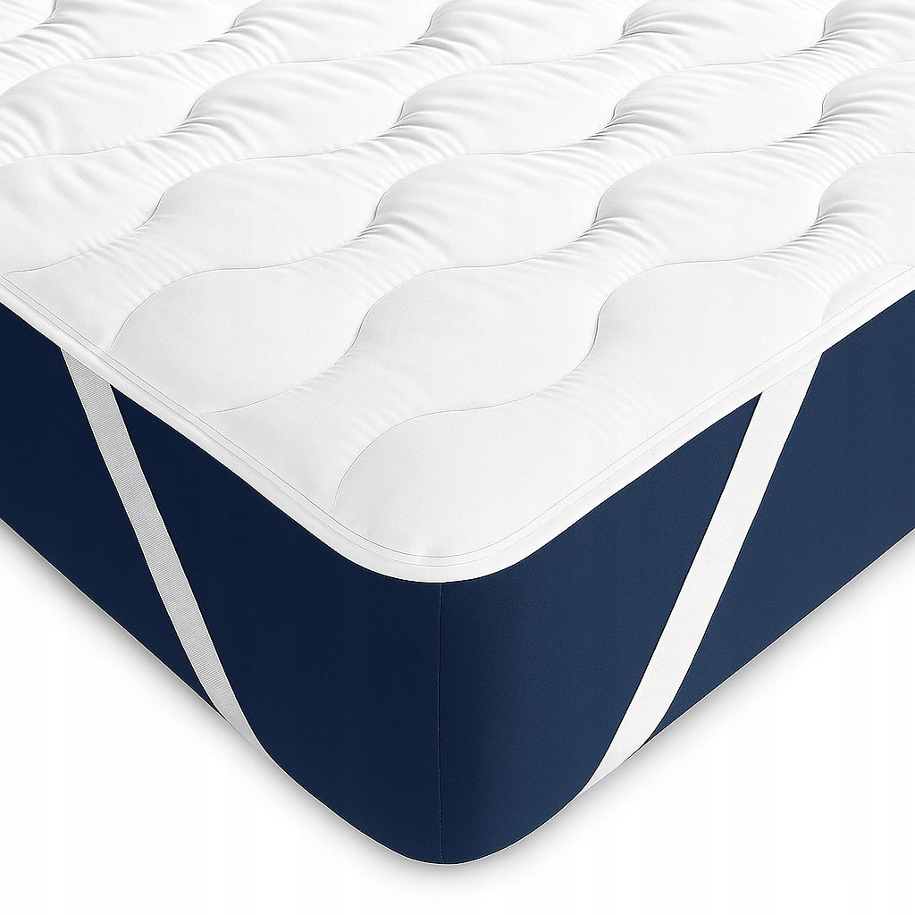 NAKŁADKA NA MATERAC 90x200 MATA NA ŁÓŻKO GRUBY OCHRANIACZ PIKOWANY TOPPER podkład ochronny, pranie w pralce, certyfikat