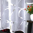 Biała firana gotowa etamina na taśmie wave 300x150 cm glamour żabki tunel dekoracja okienna, abstrakcyjny wzór