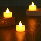 48x Świeczka Dekoracyjna Led płomień Tea Light wkłady do Znicza z Baterią lampionów, światełka nagrobne, imitacja