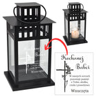 Znicz Lampion Personalizowany Kochanej Babci Dziadkowi Mamie Tacie Dziadkom na cmentarz, na grób, dekoracja nagrobna 28