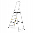 Drabina aluminiowa domowa jednostronna schodki higher 5 stopni 125kg wysokość robocza 2,98 m podest 98 cm lekka 3,8 kg