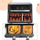 100SZT TACKI PAPIEROWE DO AIR FRYER PHILIPS DUAL PAPIER DO PIECZENIA 3L+6L 20 cm z 28 sztuk