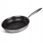 Patelnia stalowa z pokrywą 28 cm plaster miodu Indukcja Gaz Edenberg nieprzywierająca non-stick do smażenia ceramiczna