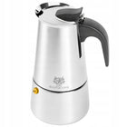 Kawiarka zaparzacz do kawy herbaty 450ml stalowa na GAZ 9 filiżanek 450 ml czarny, szary