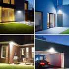 Halogen LED 30W naświetlacz z czujnikiem ruchu PIR slim IP66 roboczy zimny lampa zewnętrzna 2500 lm 6500 K do ogrodu i