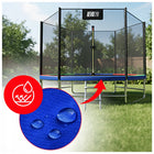 Trampolina ogrodowa dla dzieci osłona sprężyn siatka drabinka 244 CM 8 FT do skakania, okrągła, obciążenie do 100 kg