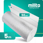 EKRAN ZAGRZEJNIKOWY SAMOPRZYLEPNY 5m Mata Aluminiowa Pianka Izolacyjna GO-M 500 mm /Wzór