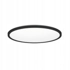 Plafon łazienkowy LED Mocny Jasny okrągły 30cm 18W 3 barwy czarny IP54 gwintu ne światło, piękny wygląd, łatwy montaż.