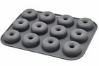 Forma silikonowa do pieczenia donatów pączków oponek 12 gniazd foremka na doughnuts, do domowych deserów i słodkich