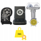 Maszynka do mięsa Yoer 6w1 Metalowa 2100W 3,5kg +Szatkownica +27 elementów nominalna srebrny/szary
