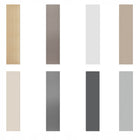 Lamele ścienne na płycie Vilo 265cm x 14,8cm satin cream panel dekoracyjny, okładzina do wnętrz, profil slim z