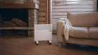 Elektryczny grzejnik konwektor ścienny do łazienki termostat 1000W 465 mm 497 mm grzewcza biały