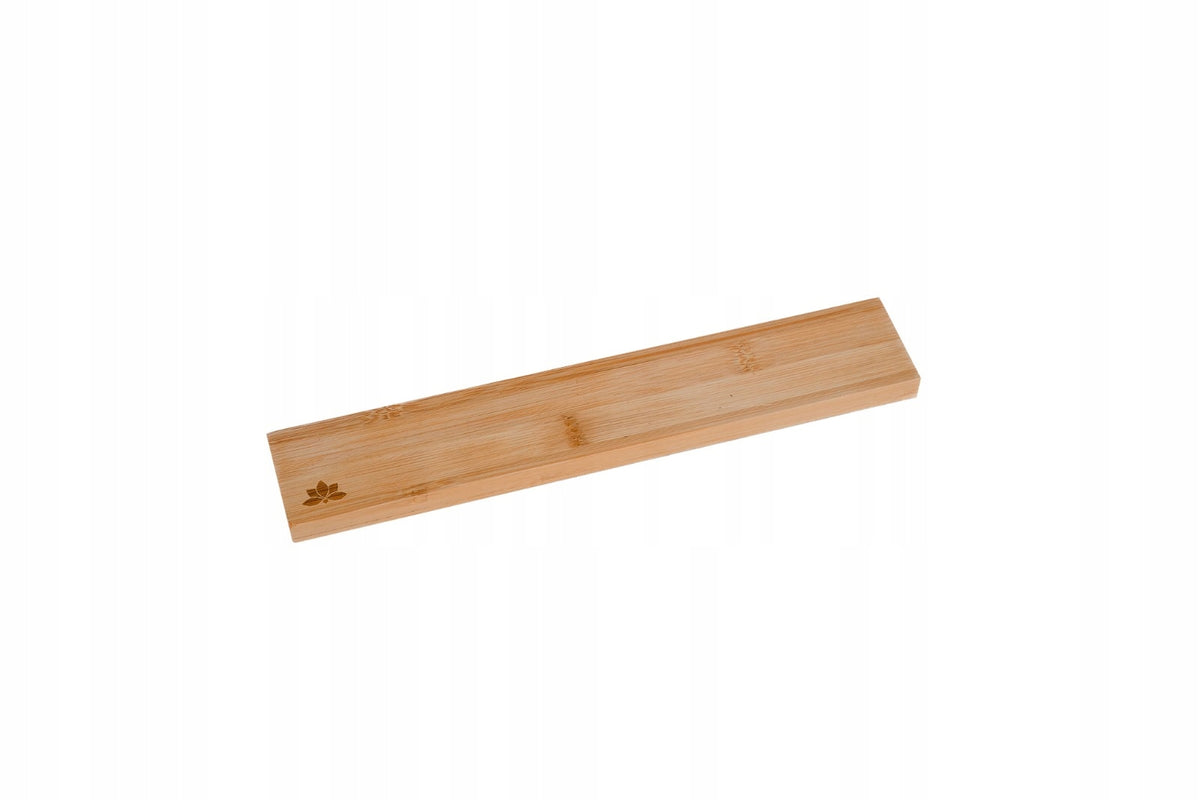 Bambusowa listwa magnetyczna na noże uchwyt wieszak mocny magnes 34 cm Organizer kuchenny do bezinwazyjnego montażu