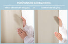 RESTILO Zasłony chłodny beż gotowe na taśmie multi szerokie 200x270 osłona okienna półzaciemniająca z poliestru