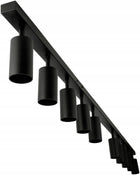 Lampa Sufitowa Listwa Szyna Spot 10x GU10 PREMIUM Kinkiet Solidna i Trwała oprawa oświetleniowa metalowa czarna do