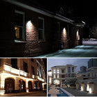 Mocny halogen LED 100W naświetlacz z czujnikiem ruchu zmierzchu 9000lm slim reflektor lampa zewnętrzna IP66 6500K zimna