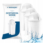 Filtr Wessper aquaclassic do dzbanek filtrujący Dafi Crystal zamiennik 3x do dzbanka biały