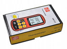 Cyfrowy termometr 2x termopara typu K -50 do 1372 czerwony