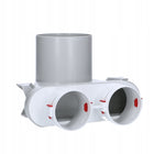 Skrzynka rozprężna 2X75 / 125 vents flexivent rekuperacja rozdzielacz powietrza do wentylacji mechanicznej, element