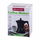Kawiarka ciśnieniowa 300 ml zaparzacz do kawy espresso indukcja kamille moka aluminiowa na 6 filiżanek