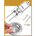 Żarówka halogenowa halogen JC G4 20W 12V żarnik 12 szt. kapsułka 200 lm ciepłe białe światło 2700 K do lamp