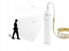 Taśma LED czujnik ruchu na baterie + USB do szafy mebli pod łóżko 200cm 2m lampka garderobiana biała 5V