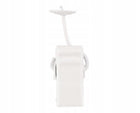 Żabka Metalowa do szyny sufitowej PCV - 100szt. mocne zawieszki do firan i zasłon, kółka, agrafki, białe